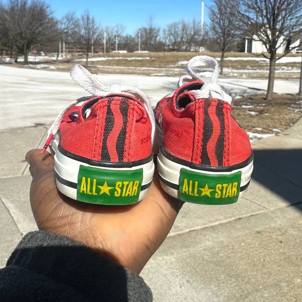 Converse All Star Crayola Scarlet Low Top Toddler Sneaker‎ Size 11 Orange Shoes